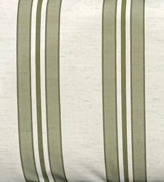 Almofada Rinzeira Linho Listrado Cru e Verde