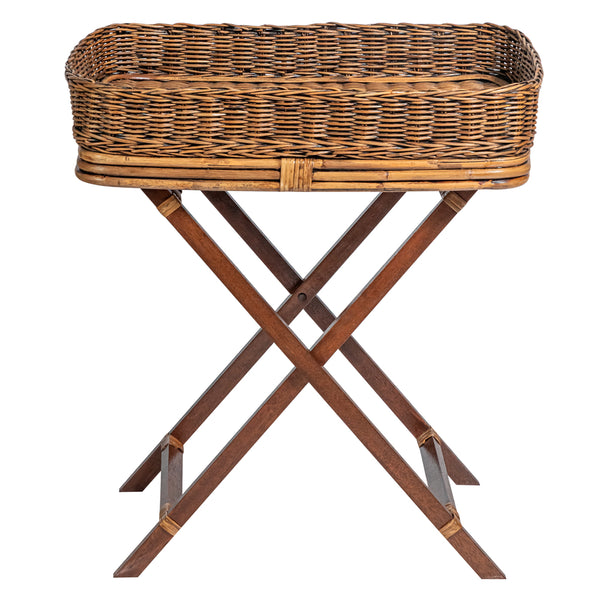 Gueridon Rattan
