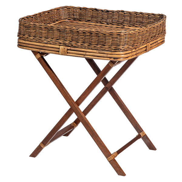 Gueridon Rattan