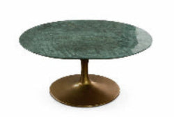Mesa Centro Saarinen Mármore Guatemala Oval