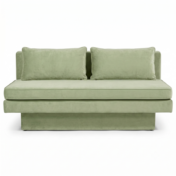 Banco Futon Veludo Celadon